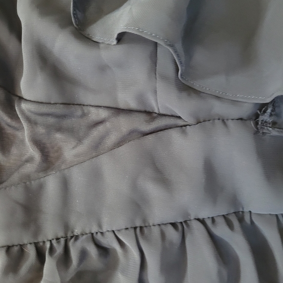 Anthopolgie ruffled little black dress small - Picture 6 of 6